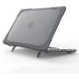 Funut Laptop Case for MacBook Air 13 Inch 2020-2018 Kickstand Case, Rubberized Plastic Hard Case Shockproof Protective Case for Mac Air 13 inch A1932 A2179 A2337 M1 with Retina Display, Gray