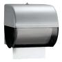 Kimberly Clark Omni Roll Paper Towel Dispenser (09746), Compact, Manual, 10.5” x 10” x 10”, Smoke (Black), 1 / Order