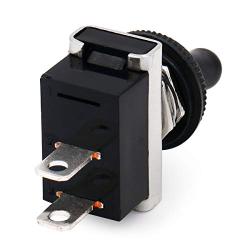 Baomain Toggle Switch SPST ON-Off Type 2 Pin 12V 10A with Waterproof Cover for Auto Car