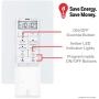 UltraPro 24-Hour Digital In-Wall Timer 2 Pack, 4 Programmable, Override Button, Door Cover, Presets/Countdown, Ideal for Indoor, Lamps, LED, Seasonal Lighting, 47941