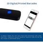 Mini Bluetooth Wireless Barcode Scanner,Symcode USB Portable Handheld 1D CCD Barcode Scanner Reader for POS/Android/iOS/iMac/Ipad