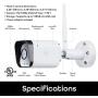 Geeni Hawk 3 HD 1080p Outdoor Security Camera, IP66 Weatherproof WiFi Surveillance with Night Vision and Motion Detection, Compatible with Alexa and Google Assistant, No Hub Required