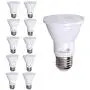 10 Pack PAR20 LED Bulb 75W Replacement, Bioluz LED Spot Light Bulb, 3000K Soft White, E26, 40 Degree Beam Angle, UL Listed