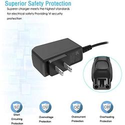 HQ8505 Norelco Charger Cord for Philips Norelco HQ8505 7000 5000 3000 Series mg5750 mg7790 7750 Electric Shaver Razor, Aquatec, Arcitec, Multigroom Beard Trimmer Adapter AC Power Supply Charging Cord