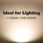 12 Pack 5/6 Inch LED Recessed Lighting, Baffle Trim, CRI90, 15W=100W, 1100lm, 3000K Warm White, Dimmable Recessed Lighting, Damp Rated LED Recessed Downlight, ETL Listed
