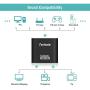 HDMI Splitter 1 in 2 Out - Techole 4K Aluminum Ver1.4 HDCP, Powered HDMI Splitter Supports 3D 4K@30HZ Full HD1080P for Xbox PS4 PS3 Fire Stick Roku Blu-Ray Player Apple TV HDTV