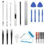 Rarlight Screwdriver Set with Magnetic Driver Kit, Professional Electronics Repair Tool Kit with Portable Oxford Bag for Laptop, iPhone, iPad, Cellphone, Watch, PC, Computer, Camera (001)
