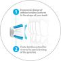 OOAK Electric Toothbrush with 5 Brushing Modes with 2 Advanced Heads - Coral
