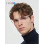 Firmoo Blue Light Blocking Reading Glasses Unisex, Square Computer Reading Glasses with Magnification