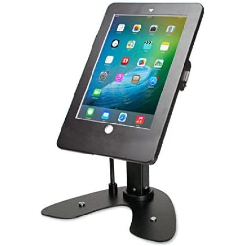 CTA Digital: Dual Security Kiosk Stand with Locking Case & Cable for iPad 2017/2018/iPad Air (Gen. 1-2)/iPad Pro 9.7, Black, for iPad Gen 5&6/ iPad Air (Gen. 1-2)/iPad Pro 9.7 (PAD-ASKB)