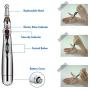 Aobbiy 5-in-1 Electronic Acupuncture Pen, Meridian Energy Pen for Pain Relief. Pain Relief Therapy, Electric Meridians Acupuncture Machine, 1 x AA Battery Needed(Not Included)