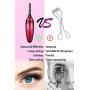 Electric Eyelash Curler, JDO Heated Eyelash Curler 【2020 NEWEST】 Mini USB Eye Lash Curling Clip with LED Display 4 Temperature Gears Quick Heating Natural Long-lasting Eye Beauty Makeup Tools
