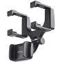 Merkury Innovations Rearview Mirror Car Mount Grip Clip for Universal Smartphones, Multimedia Devices, GPS Units, Fits 3.5-5.5 Screens, 270° Swivel, Rubberized Clips, iPhone/iPod, Samsung Galaxy