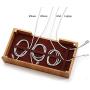 G.U.S. Personalized Monogrammed Multi-Device Charging Station Dock & Organizer - Multiple Finishes Available. for Laptops, Tablets, and Phones - Strong Build, Eco-Friendly Bamboo