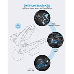 Vent Car Phone Mount, Mpow High Grade Mirror Car Phone Holder with Stable Clip, Adjustable Support Feet Car Mount Compatible with iPhone 12 SE 11 Pro Max XS XR, Galaxy Note 20 S20 S10 and More