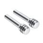 Qiilu 2Pcs Universal Car Truck Aluminum Interior Door Lock Knob Pins Cover(Silver) Qiilu 2Pcs Universal Car Truck Aluminum Interior Door Lock Knob Pins Cover(Silver)