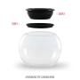 Makeup Brush Cleaner, Electronic Spinner Washer Dryer Kit with Liquid Cleansing Solution, Bowl - Quickly Spin, Wash Sanitize Cosmetic Brushes - Machine Spinning for Cleaning Professional Make Up Tools