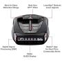 Cobra RAD 480i Laser Radar Detector – Long Range Detection, Bluetooth, iRadar App, LaserEye Front and Rear Detection, Next Gen IVT Filtering, Black