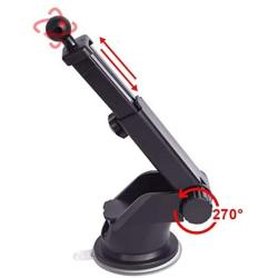 DENT Universal Suction Cup Stand Phone Holder Car Windshield Dashboard Mount Holder for Mobile Phone