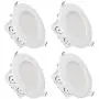 TORCHSTAR Ultra-Thin 4 Inch Recessed LED Downlight, Dimmable Integrated Junction Box, 9W=65W Eqv, 650lm, 3000K Warm White, Airtight, UL & Energy Star Listed, 5 Years Warranty, Pack of 4