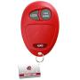 KeylessOption Keyless Entry Remote Car Key Fob for Colorado Venture Canyon Hummer H3 L2C0007T -Red