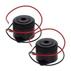 Fielect DC 12V 90dB Active Electronic Buzzer Alarm Sounder Continuous Sound Beep Speaker 2.32x0.95cm 2Pcs