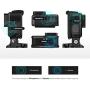 Sametop Frame Mount Housing Case Compatible with GoPro Hero 7 Black, 7 Silver, 7 White, Hero 6 Black, Hero 5 Black, Hero (2018) Cameras