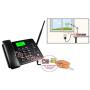 SIM Card-Based Cordless Desk Phone for AT&T T-Mobile with Text Message FM Tuner Voice Mail Caller ID Support