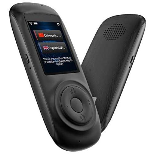 MORTENTR Translator Device Smart Voice Translator with 2.4inch HD Touch Screen Support 70 Languages for Learning Travel Business Shopping