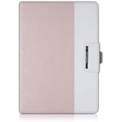 Thankscase Case for iPad Air 10.5'' (3rd Gen) / iPad Pro 10.5, Rotating Case Stand Cover with Pencil Holder, Swivel Case Bulid-in Wallet Pocket, Hand Strap for iPad Air 3rd Gen 10.5'' 2019 (Rose White)