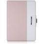Thankscase Case for iPad Air 10.5'' (3rd Gen) / iPad Pro 10.5, Rotating Case Stand Cover with Pencil Holder, Swivel Case Bulid-in Wallet Pocket, Hand Strap for iPad Air 3rd Gen 10.5'' 2019 (Rose White)