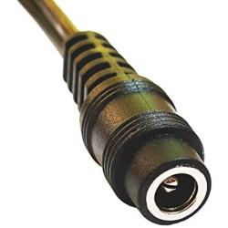 MOTOPOWER MP69006 10'' SAE to Coax Female Adapter Cable SAE to DC Coax Motorcycle Heat Clothing Jack Adapter