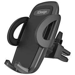 XDesign Air Vent Car Mount Premium Universal Phone Holder Cradle Compatible with iPhone 12 Pro Max 11 Pro iPhone XR SE 2020 8 Plus 7 6s 6 Galaxy S20 S10 S9 Plus,Note 20 10,Pixel,LG & Other Smartphone