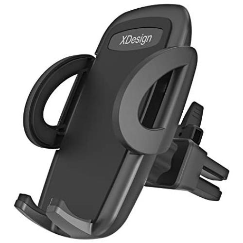 XDesign Air Vent Car Mount Premium Universal Phone Holder Cradle Compatible with iPhone 12 Pro Max 11 Pro iPhone XR SE 2020 8 Plus 7 6s 6 Galaxy S20 S10 S9 Plus,Note 20 10,Pixel,LG & Other Smartphone