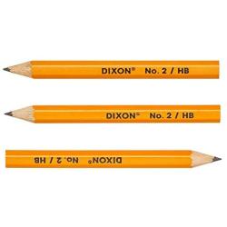 Dixon Golf Pencils, #2 HB Soft, Pre-Sharpened, Yellow, 144 Count (14998)