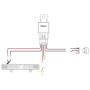 Nilight - 10019W LED Light Bar Wiring Harness Kit 12AWG Heavy Duty 12V 5Pin Rocker Switch Laser On off Waterproof Switch Power Relay Blade Fuse-1 Lead,2 Years Warranty