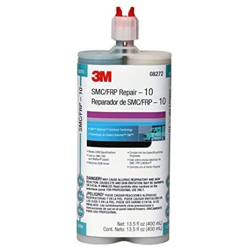 3M SMC/Fiberglass Repair Adhesive-10, 08272, Green, 400 mL Cartridge 3M SMC/Fiberglass Repair Adhesive-10, 08272, Green, 400 mL Cartridge