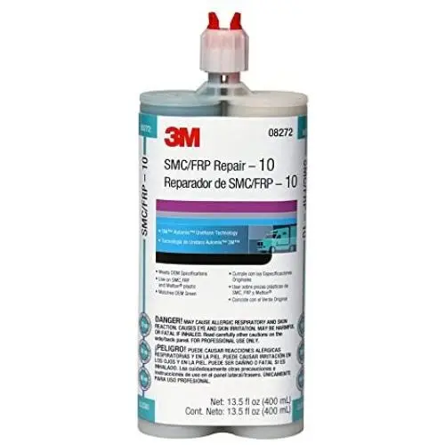 3M SMC/Fiberglass Repair Adhesive-10, 08272, Green, 400 mL Cartridge