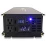 WZRELB Power Inverter 1500w Pure Sine Wave Inverter 12v 120v DC AC Converter