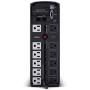 CyberPower CP1500PFCLCD PFC Sinewave UPS System, 1500VA/1000W, 12 Outlets, AVR, Mini Tower Black
