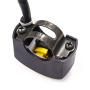Ourbest Handlebar Switch 12V 7/8inch 22mm On Off Push Button for Bicycle Motorcycle Scooter Headlight/Fog Light/Driving Lamp Toggle Switch Yellow