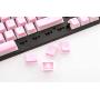 HK Gaming 108 Double Shot PBT Pudding Keycaps Keyset for Mechanical Gaming Keyboard MX Switches (Pink)