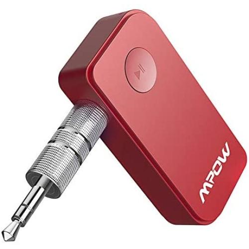 Mpow 044 Bluetooth Receiver 5.0 for Car Stereo, Bluetooth Car Adapter for 10 Hours Non-Stop Music Streaming or 8 Hours Hands-Free Calls,Bluetooth Aux Adapter Supports Siri & Google Assistant
