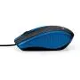 Verbatim Optical Mouse - Wired with USB Accessibility - Mac & PC Compatible - Blue - 99743