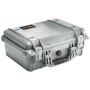 Pelican 1450 Case With Foam (Silver)