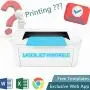 210PCS White Cable Labels with Mark Pen, Waterproof Cord Labels,Self Adhesive Wire Labels Printable A4 Sheet for Laser Printer and Handwriting Cable Organize