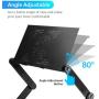 Wizgree Adjustable Laptop Stand, Foldable Standing Desk, Height-Adjustable Comfortable Laptop Desk, Portable Bed Table, Ergonomic Sofa and Sofa Bed Tray