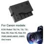 F1TP ACK-E8 AC Power Adapter Charger DR-E8 Dummy Battery Kit Replacement LP-E8 Battery Compatible Canon EOS Rebel T5i T4i T3i T2i Kiss X7 X6 X5 X4 700D 650D 600D 550D Cameras