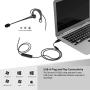 Discover D713U On-The-Ear Wired USB Headset for Softphone Calls and Video Conferencing | Compatible with Zoom, Skype, GoToMeeting, Cisco, Avaya, RingCentral, Jive and More