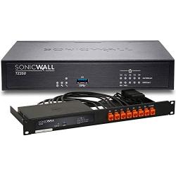 SonicWall TZ350 Network Security Appliance and 1YR TotalSecure Advanced Bundle with Rackmount Kit (02-SSC-1843+RM-SW-T4)